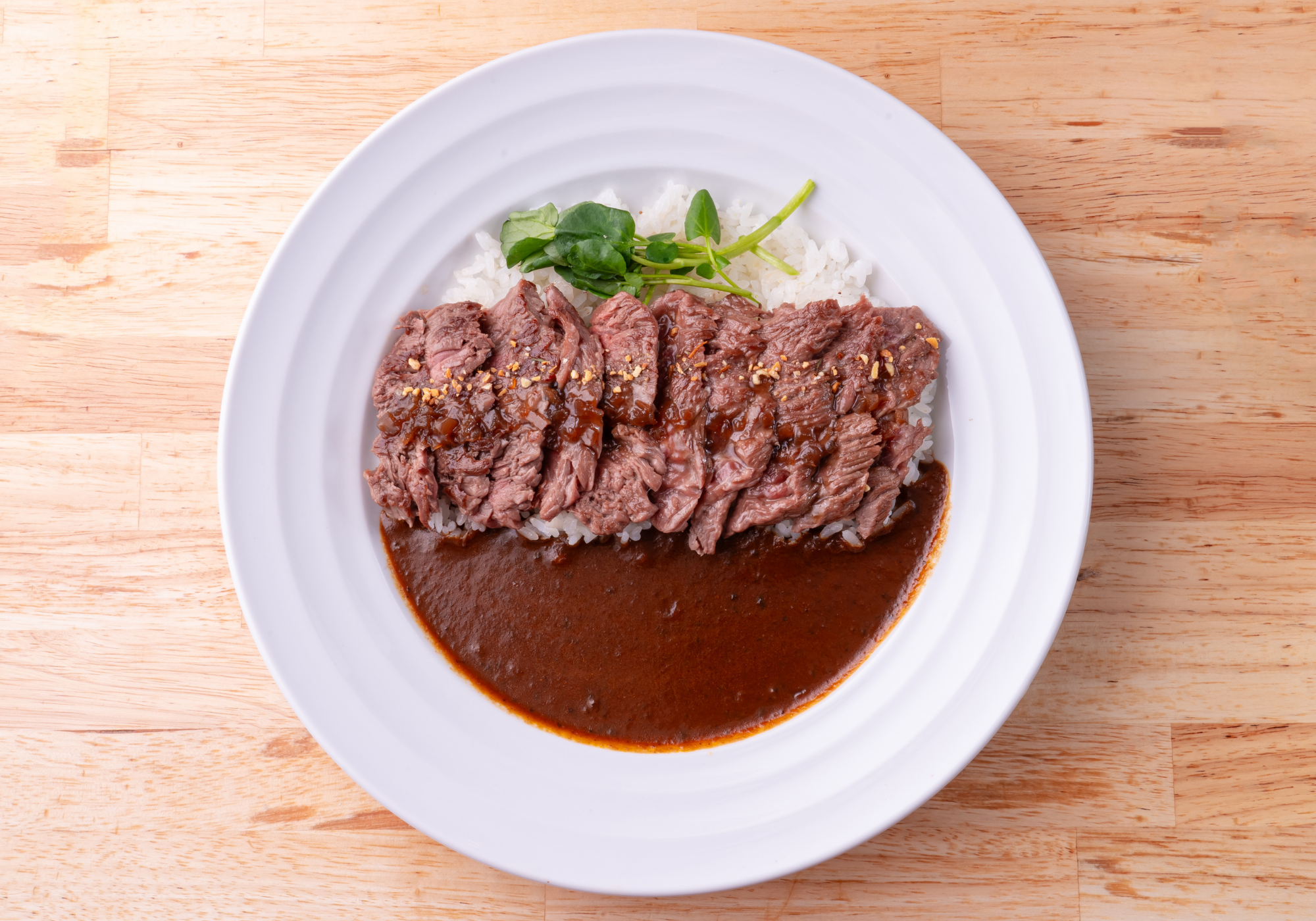 ハラミステーキカレー